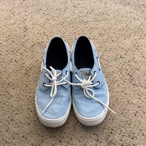 Light Blue Women's Columbia PFG Canvas Sneakers